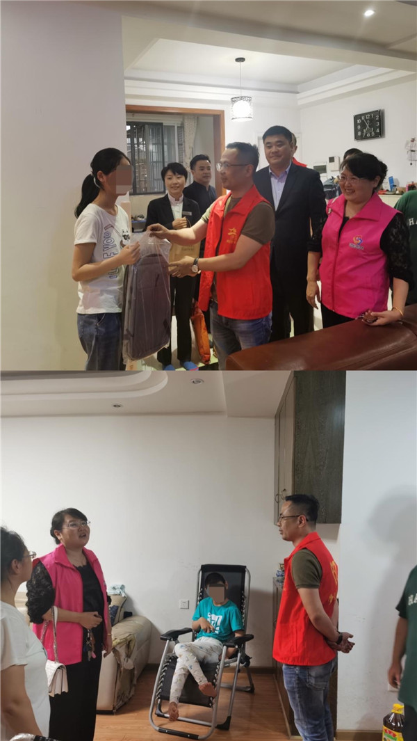 關(guān)愛兒童，黨員志愿者在行動